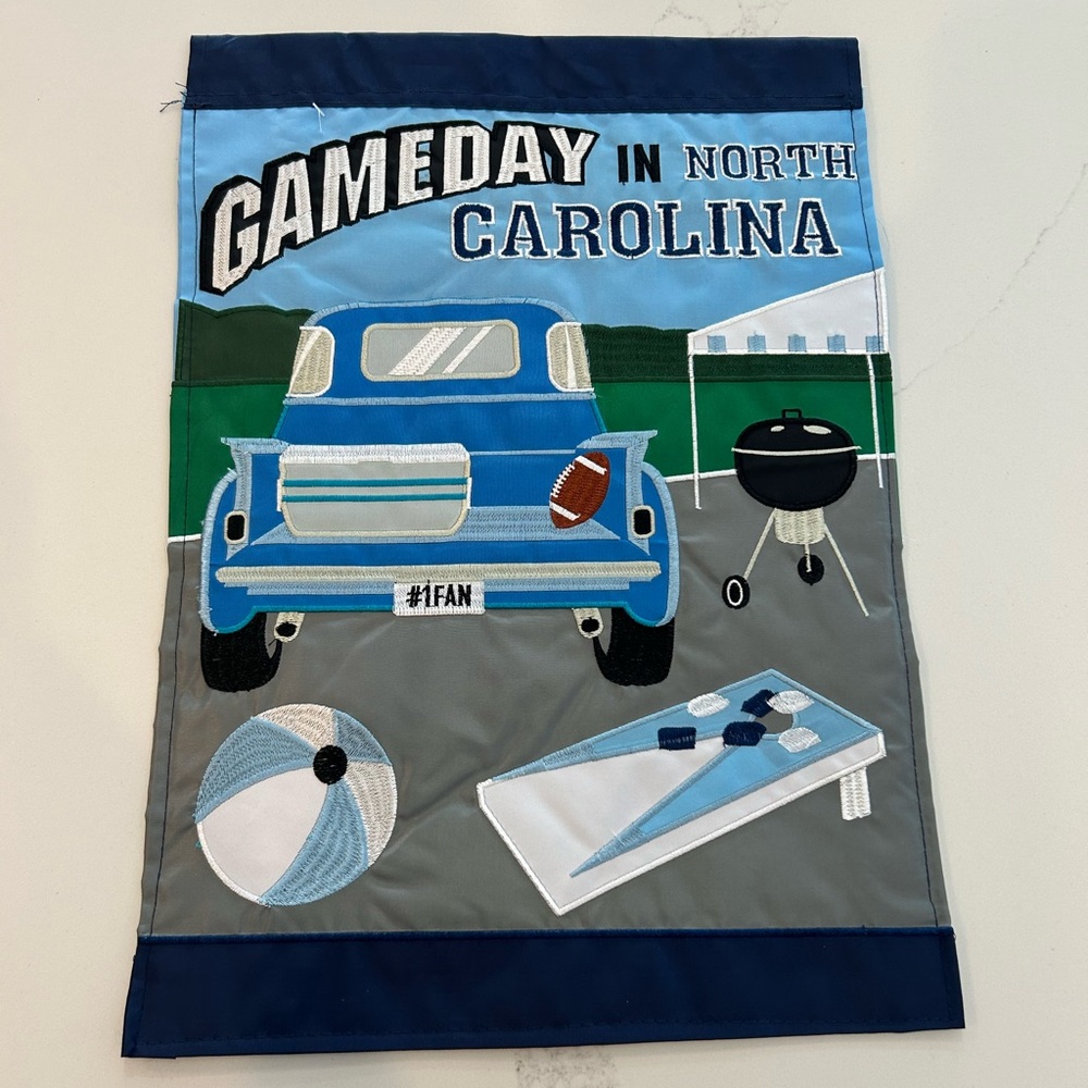 Gameday North Carolina Decorative Garden  Flag